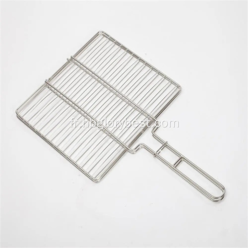 Mesh grill à barbecue jetable en acier inoxydable